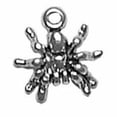 thumbnail image 1 of Sterling Silver 30" .8mm Box Chain 3D Small Eight Legged Spider Pendant Necklace, 1 of 2