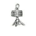 thumbnail image 1 of Sterling Silver 30" Unisex 1.5mm Box Chain 3D Drum On Stand Pendant Necklace, 1 of 2
