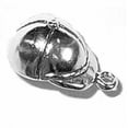 thumbnail image 1 of Sterling Silver 30" Unisex 1.5mm Box Chain 3D Riding Horse Cap Pendant Necklace, 1 of 2