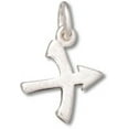 thumbnail image 1 of Sterling Silver 30" Unisex 1.5mm Box Chain Small Sagittarius Zodiac Horoscope Symbol Pendant Necklace, 1 of 2