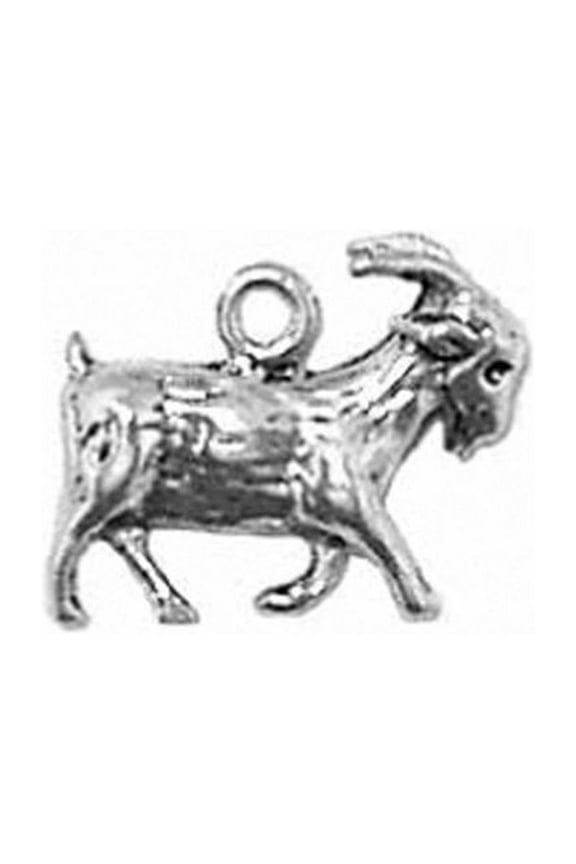 Sterling Silver 3D Goat Charm Item #244