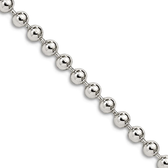 925 Sterling Silver Hollow Polished Chain Necklace 20 Inch 3mm Lobster Claw Chain Necklace for Women and Men