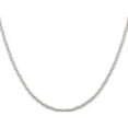 thumbnail image 1 of Sterling Silver 3mm Beads On Box Chain (16 X 3) Made In Italy qk32-16, 1 of 5