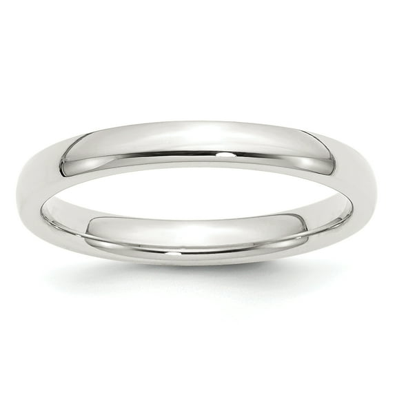Sterling Silver 3mm Comfort Fit Band