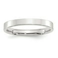 thumbnail image 1 of Sterling Silver 3mm Comfort Fit Flat Size 9 Band, 1 of 1