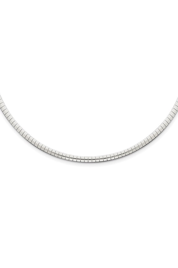 Sterling Silver 3mm Cubetto Necklace - 11.0 Grams - 16 Inch - Lobster Claw