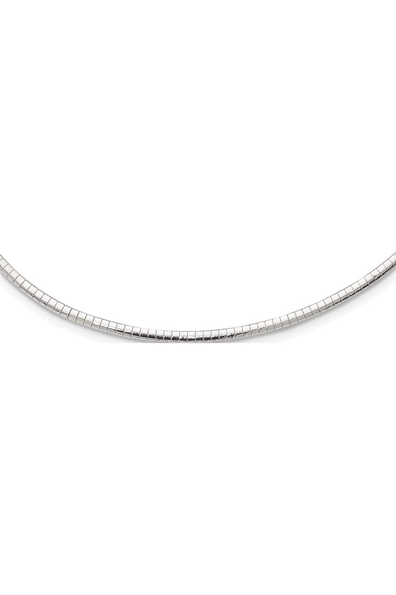 Sterling Silver 3mm Cubetto Necklace