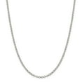 thumbnail image 1 of Sterling Silver 3mm Rolo Chain Necklace - 5.2 Grams - 24 Inch - Lobster Claw, 1 of 2