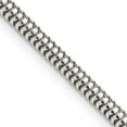 thumbnail image 1 of Sterling Silver 3mm Round Snake Chain (20 X 3) Made In Italy qsnl080-20, 1 of 5
