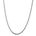 thumbnail image 1 of Sterling Silver 3mm Sparkle-Cut Rope Chain Bracelet - 7.5 Grams - 8 Inch - Lobster Claw, 1 of 4