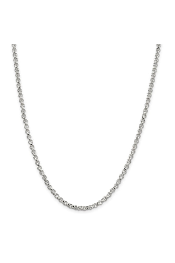 Sterling Silver 3mm Square Spiga Chain