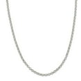 thumbnail image 1 of Sterling Silver 4.0mm Rolo Chain Necklace - 10.6 Grams - 20 Inch - Lobster Claw, 1 of 2