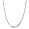 thumbnail image 1 of Sterling Silver 4.25mm Figaro Chain Necklace - 16.9 Grams - 20 Inch - Lobster Claw, 1 of 2