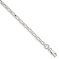 thumbnail image 1 of Sterling Silver 4.4mm Oval Rolo Bracelet, 1 of 1