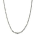 thumbnail image 1 of Sterling Silver 4.5mm Anchor Chain Necklace - 14.8 Grams - 16 Inch - Lobster Claw, 1 of 2