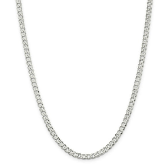 Sterling Silver 4.5mm Curb Chain