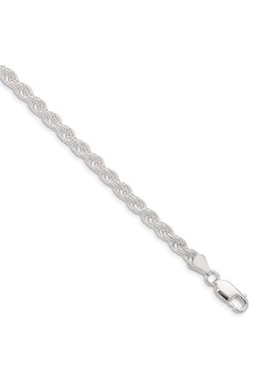 Sterling Silver 4.5mm Solid Rope Chain Bracelet Size 7