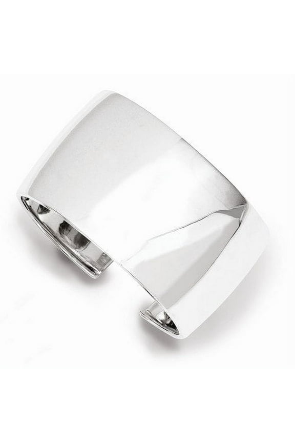 Sterling Silver 40mm Cuff Bangle Bracelet Custom Engraved Personalized with Name Date Initials