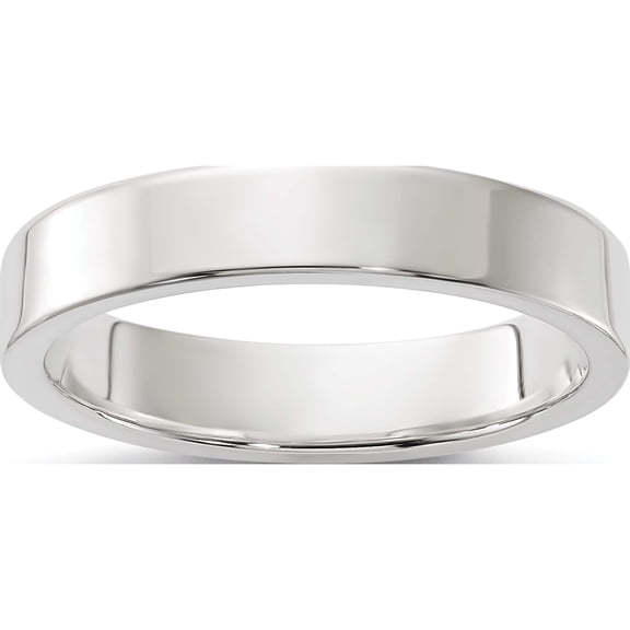 Jewelry by Sweet Pea Sterling Silver 4mm Lightweight Flat Size 9.5 Band