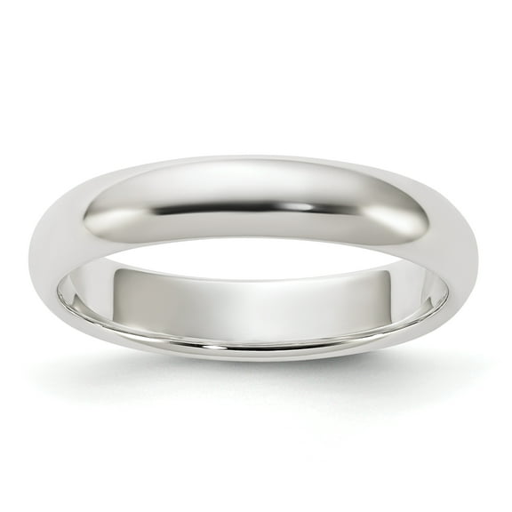 Sterling Silver 4mm Half-Round Band