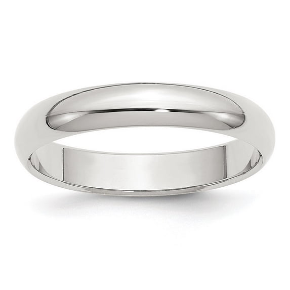 Sterling Silver 4mm Half Round Size 13.5 Band Ring