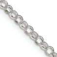 thumbnail image 1 of Sterling Silver 4mm Rolo Chain (28 X 4) Made In India qfc75-28, 1 of 5