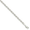 thumbnail image 1 of Sterling Silver 5.0mm Solid Rope Chain Necklace Size 22, 1 of 3