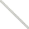 thumbnail image 1 of Sterling Silver 5.3mm Polished Flat Curb Chain Bracelet - 6.0 Grams - 7 Inch, 1 of 2