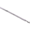 thumbnail image 1 of Sterling Silver 5.5mm Herringbone Chain Necklace Beveled Edges Nickel Free Italy 20 inch, 1 of 1