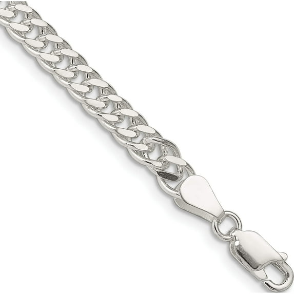 Sterling Silver 5.5mm Rambo Chain (7 X 5.5) Made In Italy qrm100-7