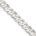 thumbnail image 1 of Sterling Silver 5.65 mm Concave Beveled 26 in. Curb Chain, 1 of 1