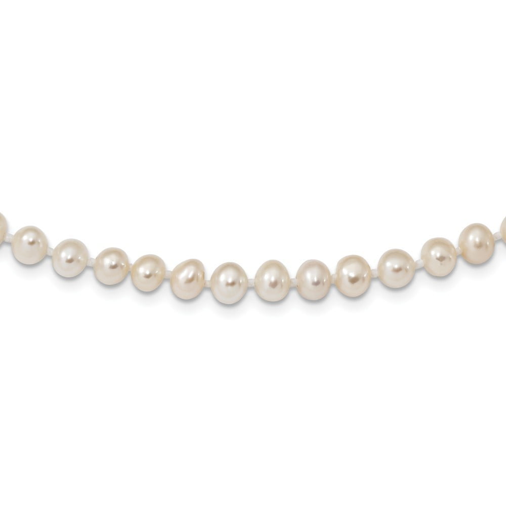 Vintage Double Strand Akoya Real Pearl Necklace 5-6mm Pearls 17-18 14k  Gold P