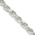 thumbnail image 1 of Sterling Silver 5.75mm Diamond-Cut Rope Chain (30 X 5.75) Made In Italy qdc120-30, 1 of 5