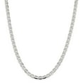 thumbnail image 1 of Sterling Silver 5.7mm Semi-solid Flat Anchor Chain Necklace - 15.9 Grams - 22 Inch, 1 of 2
