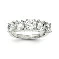 thumbnail image 1 of Sterling Silver 5-stone Cubic Zirconia Ring, 1 of 1