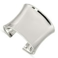 thumbnail image 1 of Sterling Silver 50mm Contemporary Concave Cuff Bangle Bracelet, 1 of 2