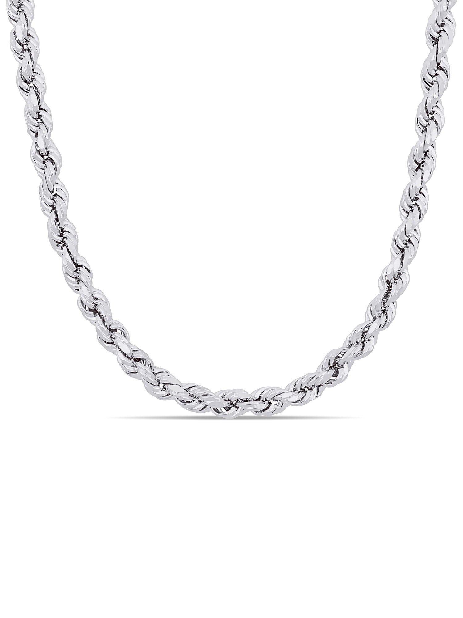 Mens sterling silver store necklace walmart
