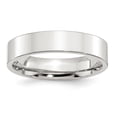 thumbnail image 1 of Sterling Silver 5mm Comfort Fit Flat Size 10.5 Band, 1 of 1