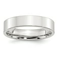 thumbnail image 1 of Sterling Silver 5mm Comfort Fit Flat Size 6 Band Ring, 1 of 2