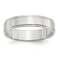 thumbnail image 1 of Sterling Silver 5mm Flat with Step Edge Size 10 Band, 1 of 1