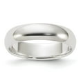thumbnail image 1 of Sterling Silver 5mm Half Round Size 13.5 Band, 1 of 5