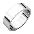 thumbnail image 1 of Sterling Silver 6mm Flat Band Ring - 4.6 Grams - Size 8, 1 of 2
