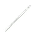 thumbnail image 1 of Sterling Silver 6mm Gemellata Charm Link Italian Chain Bracelet, 8", 1 of 1