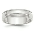 thumbnail image 1 of Sterling Silver 6mm Half Round Milgrain Band, 1 of 3