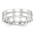thumbnail image 1 of SS 6mm Polished Fancy Band Size 8, 1 of 3