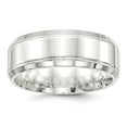 thumbnail image 1 of Sterling Silver 6mm Polished Flat Beveled Edge Fancy Band Size 10.5, 1 of 1