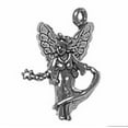 thumbnail image 1 of Sterling Silver 7" 4.5mm Charm Bracelet With Attached 3D Fairy Godmother Fantasy Charm, 1 of 1