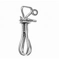 thumbnail image 1 of Sterling Silver 7" 4.5mm Charm Bracelet With Attached 3D Kitchen Cooks Hand Crank Whisk Egg Beater Cooking Charm, 1 of 1