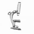 thumbnail image 1 of Sterling Silver 7" 4.5mm Charm Bracelet With Attached 3D Science Microscope Charm, 1 of 1