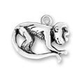 thumbnail image 1 of Sterling Silver 7" 4.5mm Charm Bracelet With Attached 3D Small Howler Monkey Charm, 1 of 1